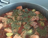 Foto del paso 6 de la receta: Albóndigas en salsa con papas y boniato (sin gluten)