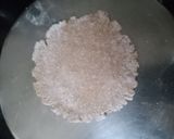 A picture of step 3 of Bran flour Roti.