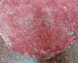 A picture of step 3 of Beetroot masala puri.