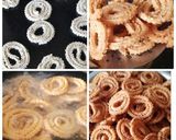 A picture of step 7 of Rice flour chakali.