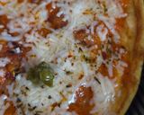 Foto del paso 4 de la receta: Pizza keto 🍕 falsa pizza (trampantojo) en sartén 🍕con queso cottage
