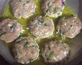A picture of step 2 of Chicken keema tikki.