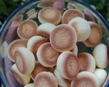 Foto langkah ke 4 dari resep Tamago Boro (Biskuit Telur) - Teflon(simple, easy cook).