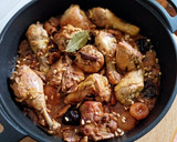 Foto del paso 9 de la receta: Pollo asado con níscalos