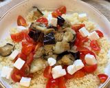 Foto del paso 2 de la receta Cuscús con berenjena, queso feta y pesto
