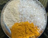 A picture of step 2 of Red sorghum popcorn.