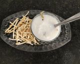 A picture of step 3 of Moria's pudding.