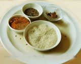 A picture of step 1 of Pearl Millet (kambu in Tamil) biryani.