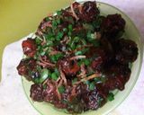 A picture of step 18 of Veg Dry Manchurian.