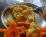 A picture of step 3 of Cashew coconut modak.