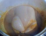 Foto del paso 16 de la receta: Pollo relleno de frutas pasas a la imperial al horno