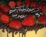 Foto langkah ke 3 dari resep Chesee cake kukus kue ultah.