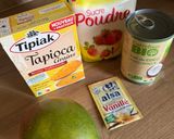 Une image de l'étape 1 de Tapioca au lait de coco et mangue.