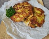 Sajttal, sonkával töltött cukkini röszti recept fázis 4 fotója