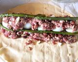 Une image de l'étape 1 de Pâté de Pâques aux asperges et noisettes.