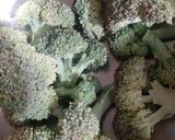 A picture of step 1 of Tandoori broccoli.
