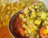 A picture of step 12 of Winter Special Turicha Sambar with Idli (Fresh pigeon peas).