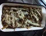 Foto del paso 3 de la receta: Espárragos y arvejas frescas salteadas con jamón cocido