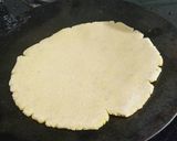 A picture of step 5 of Makki ki parathi.