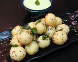A picture of step 11 of Suji Rice balls /Rava Rice Kozhukattai.
