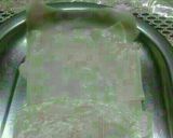 A picture of step 2 of Rose flavoured sheer rolls.