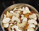 A picture of step 1 of Dry Fruit Chikki.
