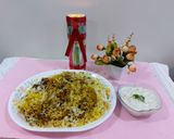 A picture of step 6 of Chicken biryani masala.