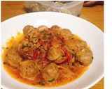 Hình bước làm 7 của món Thịt Viên Sốt Cà Chua🍅#beovang #doivimoituan
