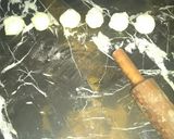 A picture of step 2 of Moong Daal kachori.