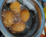 A picture of step 1 of Egg curry.