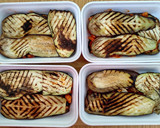 Foto del paso 13 de la receta: Lasaña de berenjenas y bacalao al ajoarriero, con queso de cabra