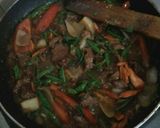 Foto langkah ke 7 dari resep Tumis Daging Sapi Sayuran #KitaBerbagi.