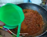 A picture of step 6 of Kathiyawadi Sev Tameta Nu Shaak (Gujarat Special).