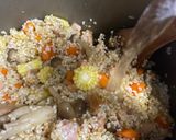 Foto langkah ke 3 dari resep Nasi Jamur Komplit.