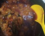 A picture of step 2 of Ekuru sauce.