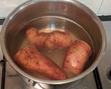 A picture of step 1 of Sweet Potato Gulab Jamun.