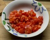 A picture of step 3 of Tomato Basil Bruschetta.