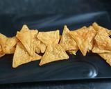 A picture of step 1 of Chessy Mango Nacho.