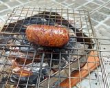 Hình bước làm 5 của món Mực nướng sa tế - heo rừng nướng chao