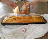 Une image de l'étape 8 de Galette nougat /framboise.