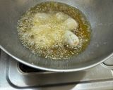 A picture of step 1 of Arbi fry.