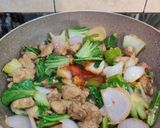 A picture of step 7 of STIR FRY BOK CHOY CHICKEN...