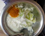 A picture of step 1 of Cucumber Raita.