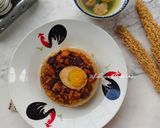 Foto langkah ke 11 dari resep Nasi Tim Ayam Jamur.