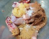 A picture of step 1 of Spicy mandi chicken.