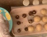 A picture of step 4 of Ma’amoul (Date filled cookies).