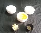 A picture of step 1 of Rava Laddu.