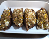 Foto del paso 5 de la receta: Berenjenas rellenas de atún y huevo