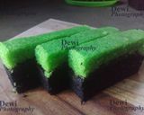 Foto langkah ke 12 dari resep Brownies Kukus Coklat Pandan Empuk & Cepat.