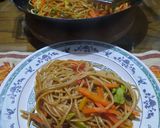 Foto del paso 13 de la receta: Spaghetti con verduras al wok (estilo oriental con salsa yakisoba)